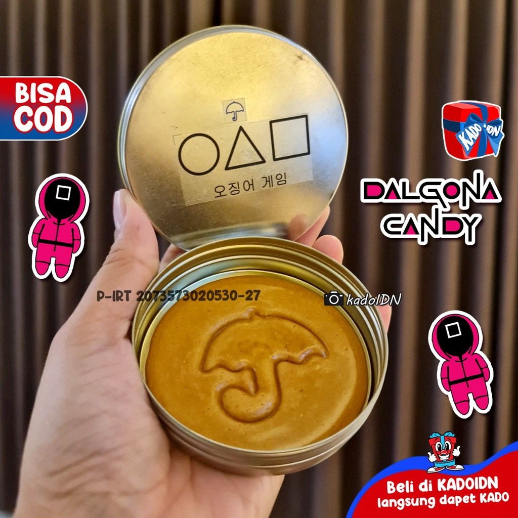 

[ RFM ] - READY COD Dalgona Candy / Sequid gem honeycomb candy by kado.idn vf8