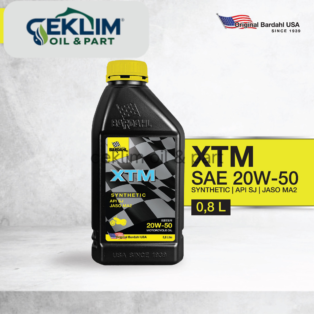 Bardahl XTM 20W-50 Synthetic Ester  - Oli Sepeda Motor