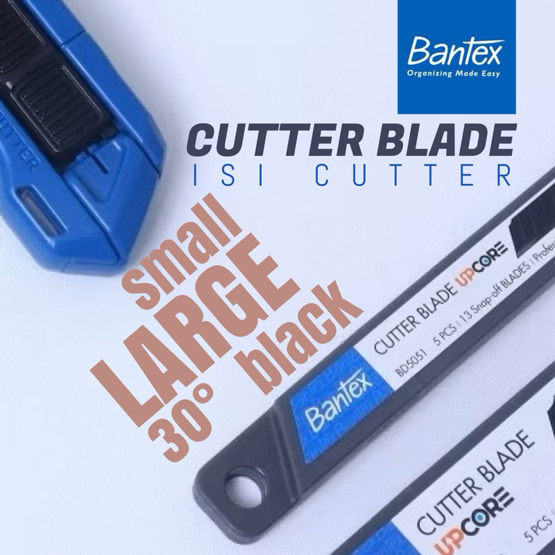 

CUTTER BLADE BANTEX | BD5011-BD5012-BD5031-BD5051 | isi cutter | 1 pak isi 5 pcs