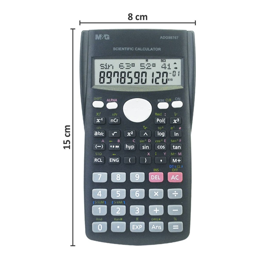 

Kalkulator Scientific Ilmiah MGC-03 M&G ADG98767 Calculator 240 Function Mirip 82MS