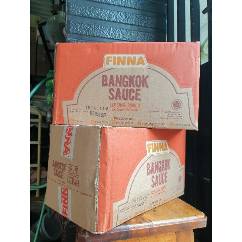 

Saus Bangkok Finna Sachet 1 Dus (Exp. APRIL 2026) | Saus Bangkok Finna Gacoan 1 Karton | Saus Dimsum | Saus Bangkok | Saus Cocolan | Saus Sambal Finna