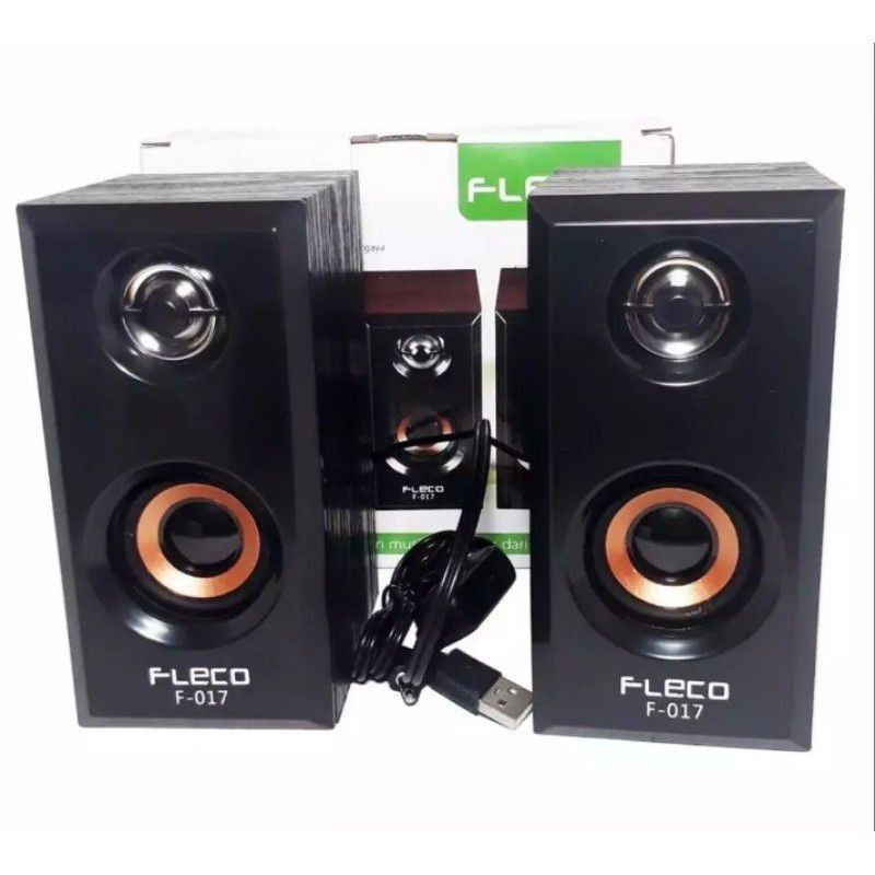 SPEKER SPEAKER KOMPUTER/LAPTOP/ HP/ USB  FLECO F-017 // SALON AKTIF/ SPEKER KOMPUTER X-BASS