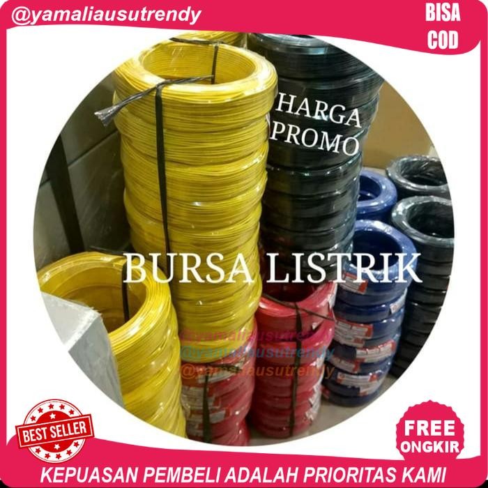 KABELSERABUT FEDERAL NYAF 2.5 mm ROLL 100M - Putih