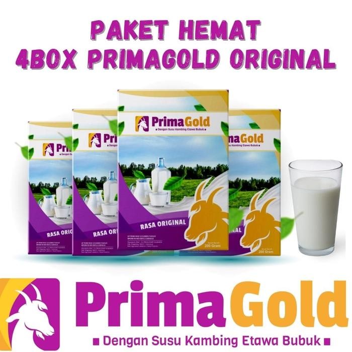 

4 BOX SUSU ETAWA PRIMA GOLD ORIGINAL - Not Specified