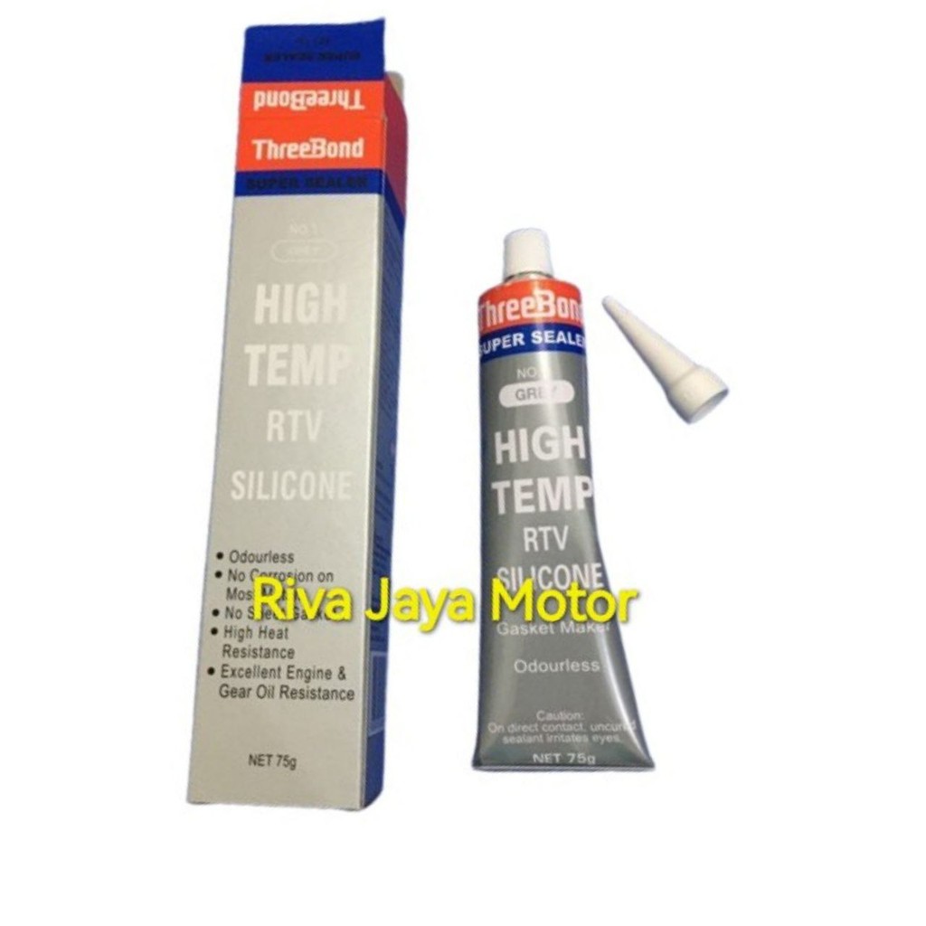 Lem Gasket Paking Super Sealer High Temp Rtv Silicon Grey Abu Abu 30gr 30 Gram Packing Threebond