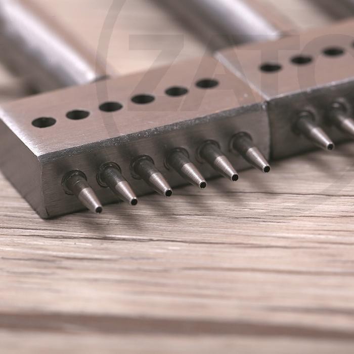

MUMPUNG PROMO Stitch 6 prong Round punch | leather tools | peralatan kulit - 6 prong - 4 mmTERLARIS