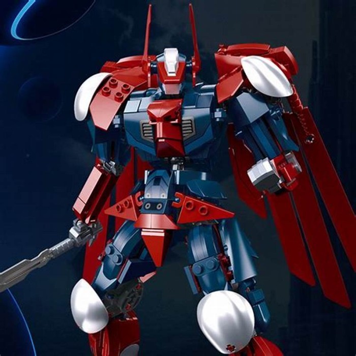 Sluban Bricks Warrior Robot Kryptonian Superman Mecha