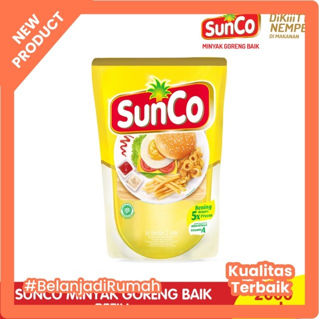

HARGA KHUSUS TOKO BARU Minyak Goreng SUNCO 2 Liter PROMO 12.12
