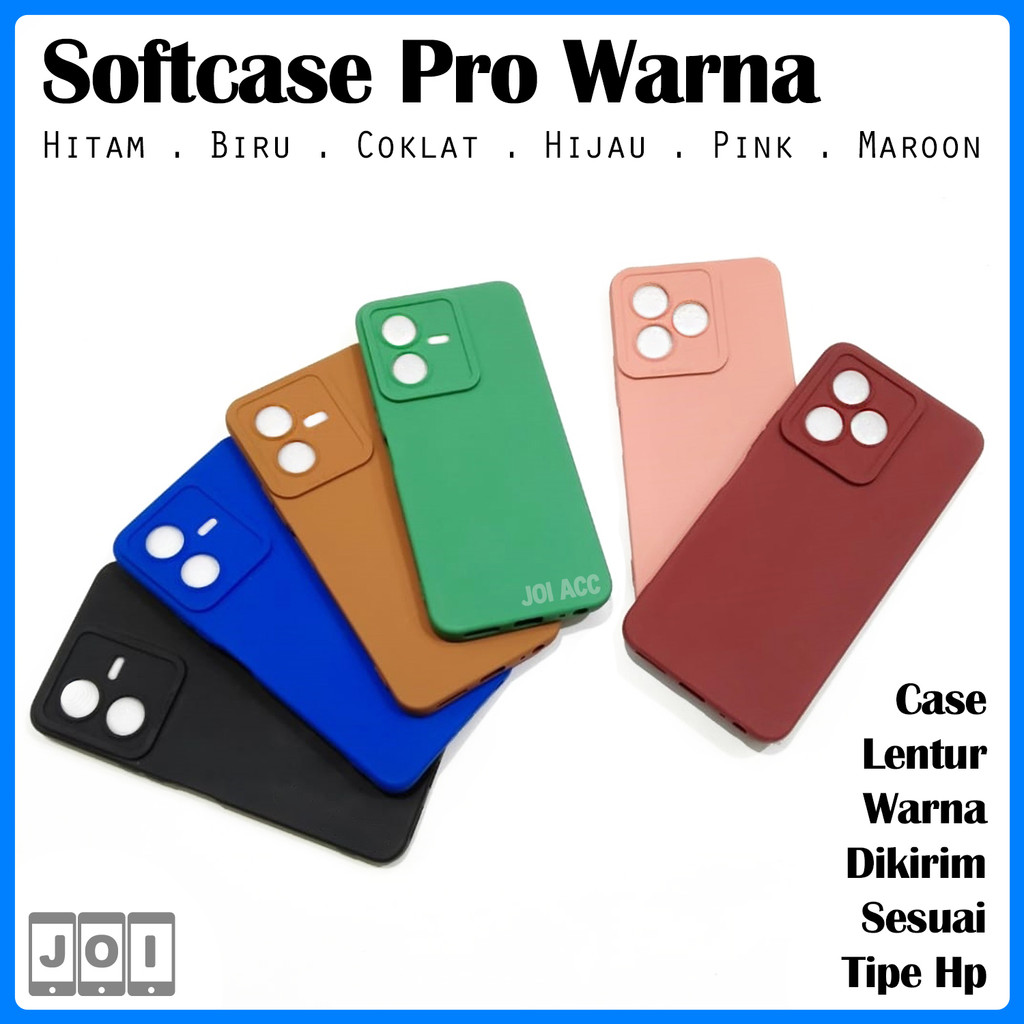 Joi Softcase Pro Warna Oppo Neo 7 9 A37 A37F F21 Pro 5G A33 A33W A1603 A73 A79 Lama Silikon Lentur C