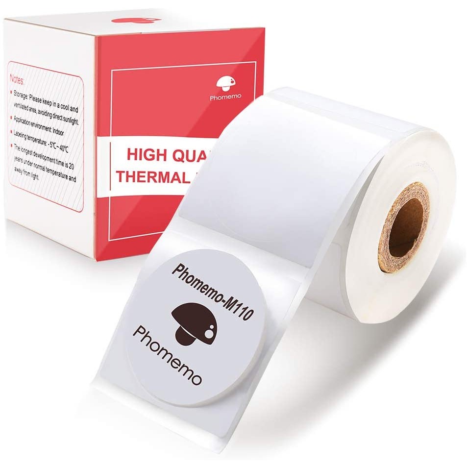 

Phomemo M110 High Quality Multi-Purpose Self-Adhesive Round Label for Phomemo M110 Clear picture Fast Shipping Strong Adhesion