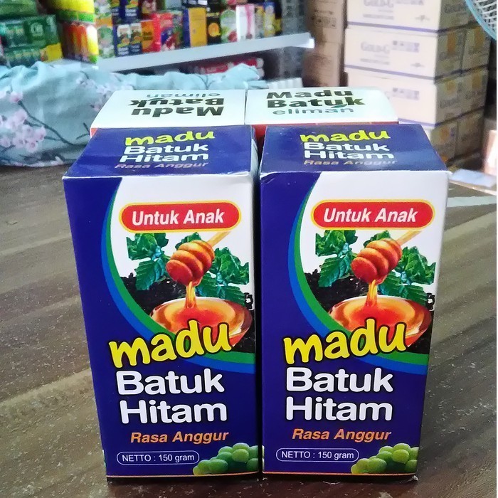 

Madu Batuk Hitam Rasa Anggur El Iman Untuk Menurunkan Demam Flu Anak 150gr Murah