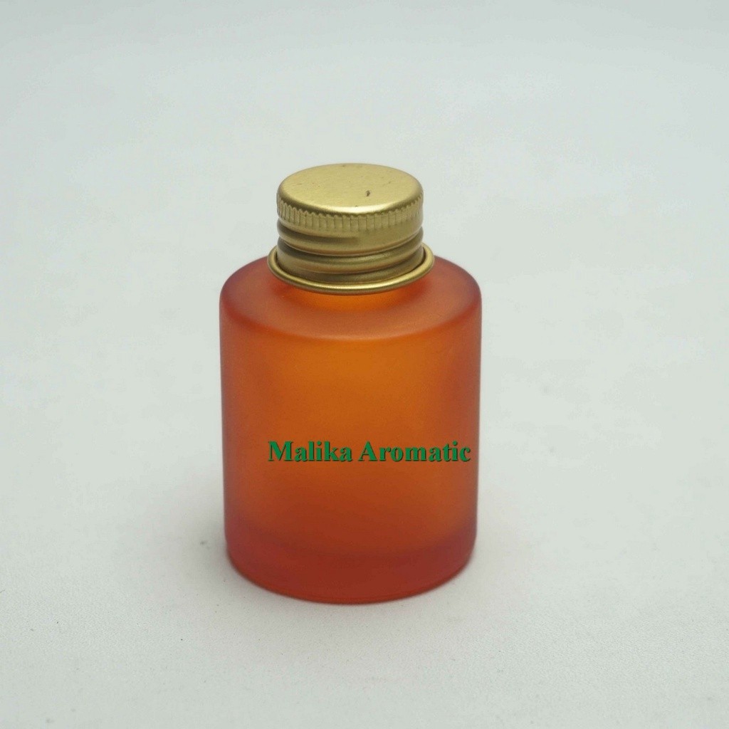 Serum 20 ml Kaca RF Orange Frossted Tutup Alumunium / Botol Kosmetik / Botol Serum / Serum Kaca Ulir