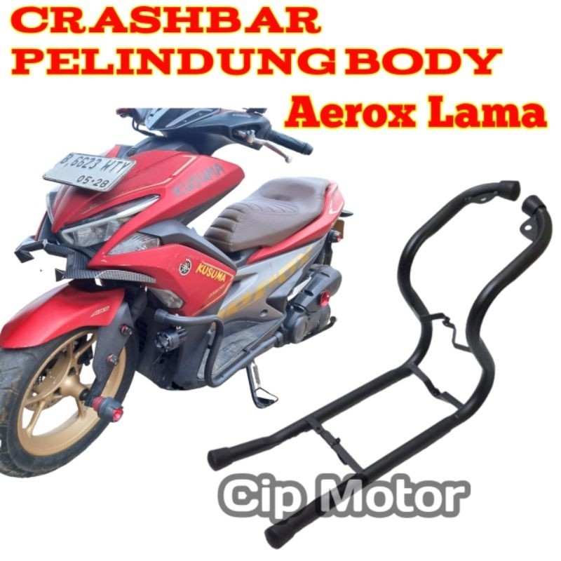Crashbar Yamaha Aerox 155 dan NEW AEROX 2021 connected