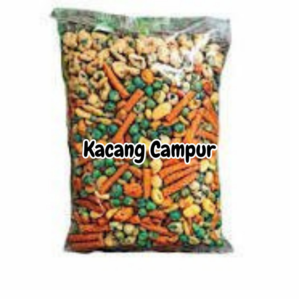 

PROMO! kacang mix 1kg kacang pistachio 1 kg kacang campur cemilan kacang