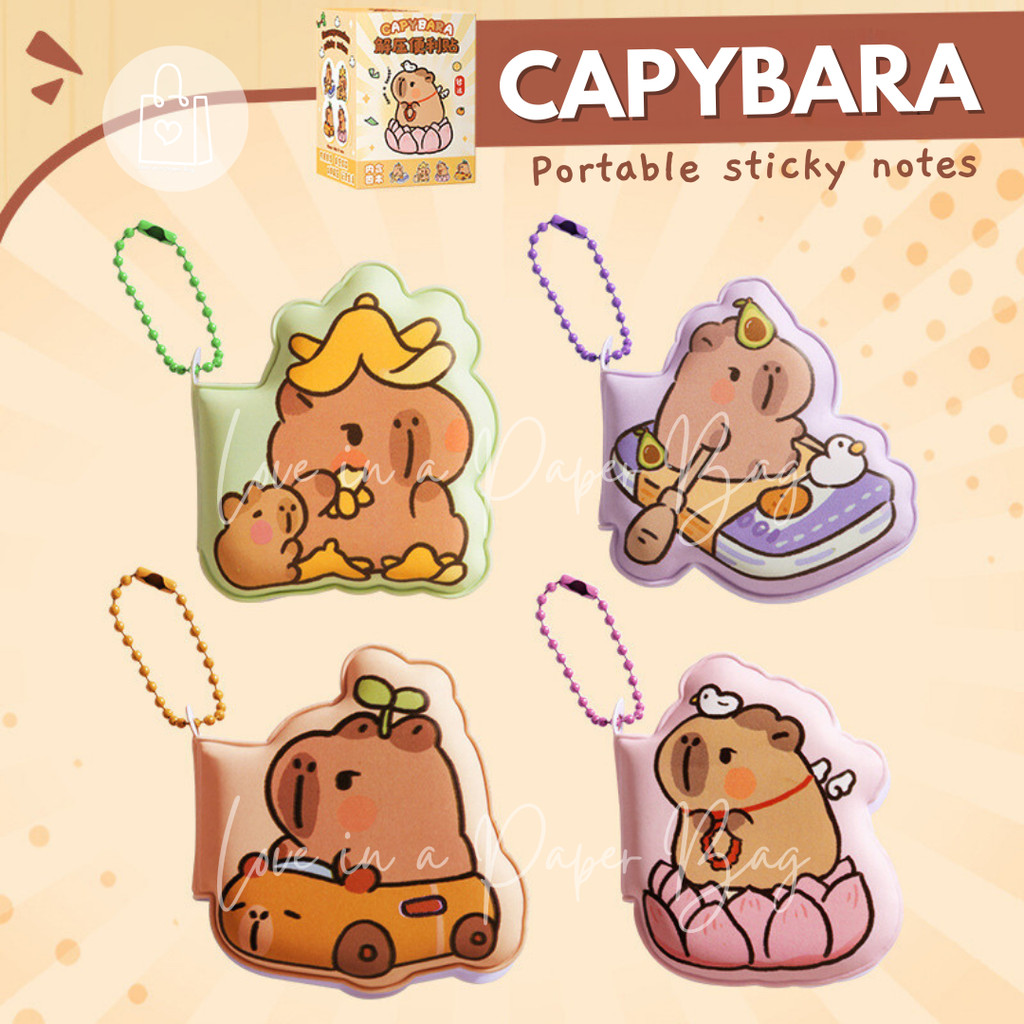 

[LIPB] SQUISHY STICKY NOTES Capybara