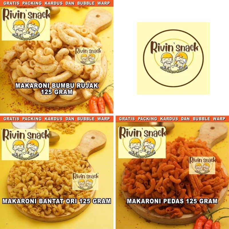 

SNACK/CEMILAN SERBA MAKARONI 125gr ANEKA KILOAN ( SPIRAL PEDAS / SPIRAL ASIN / SPIRAL BALADO / BANTET PEDAS / BANTAT ASIN / BANTET CIKRUH / MAKARONI RUJAK / MAKARONI BESAR)