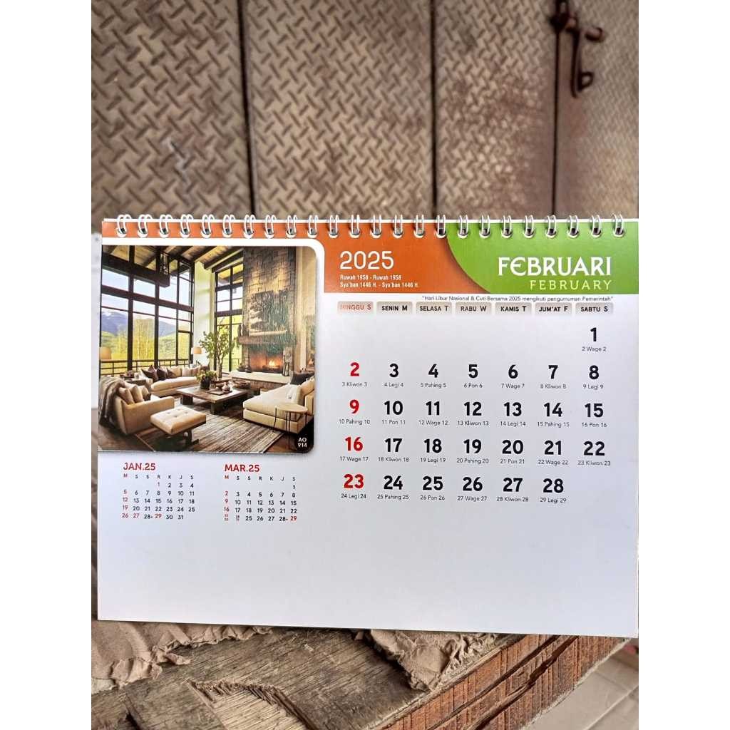 

KALENDER MEJA KALENDER DUDUK TAHUN 2025 MOTIF SENI KEHIDUPAN 901 AS