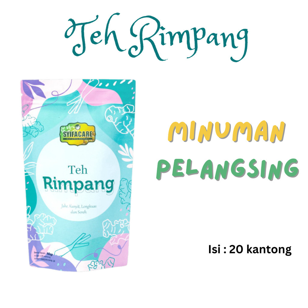 

Teh Rimpang Syifacare Minuman Pelangsing Meningkatkan Imun Melancarkan Peredaran Darah Original Asli