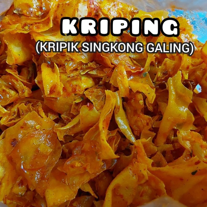 

KERIPING VIRAL 250 GRAM [ KERIPIK SINGKONG GALING PEDAS DAUN JERUK