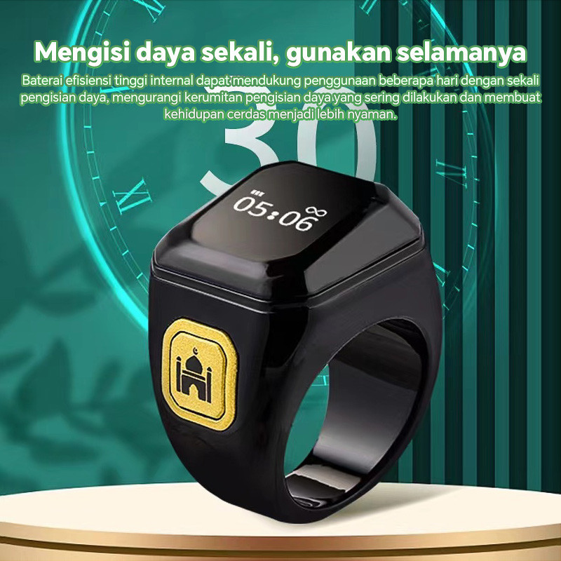 Smart Zikir Cincin Tasbih Tally Penghitung Digital