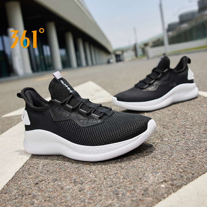 361 Degrees Women Shoes Breathable Classic Running Sneakers Female Outdoor Light Comfortable Mesh Wa