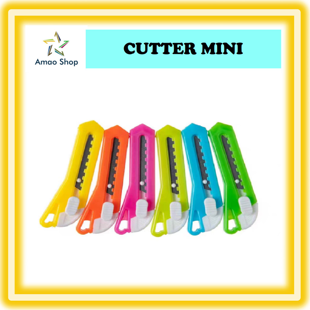 

Cutter Mini Portable Pisau Pemotong Kertas Cutter Unboxing Paket