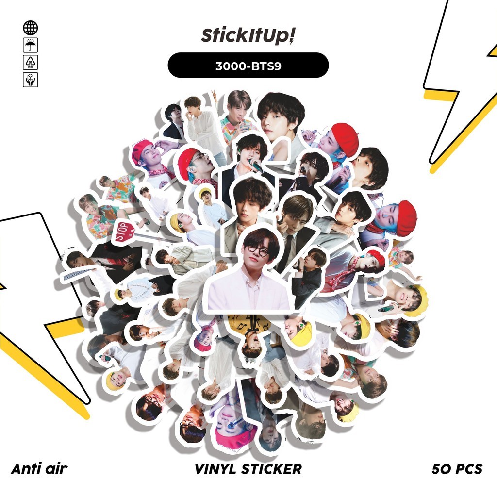 

COD✨ 50 Pcs Stiker TAEHYUNG SERIES 07 Lucu Anti Air Untuk Dekorasi Notebook Sepeda Skateboard Handphone DIY