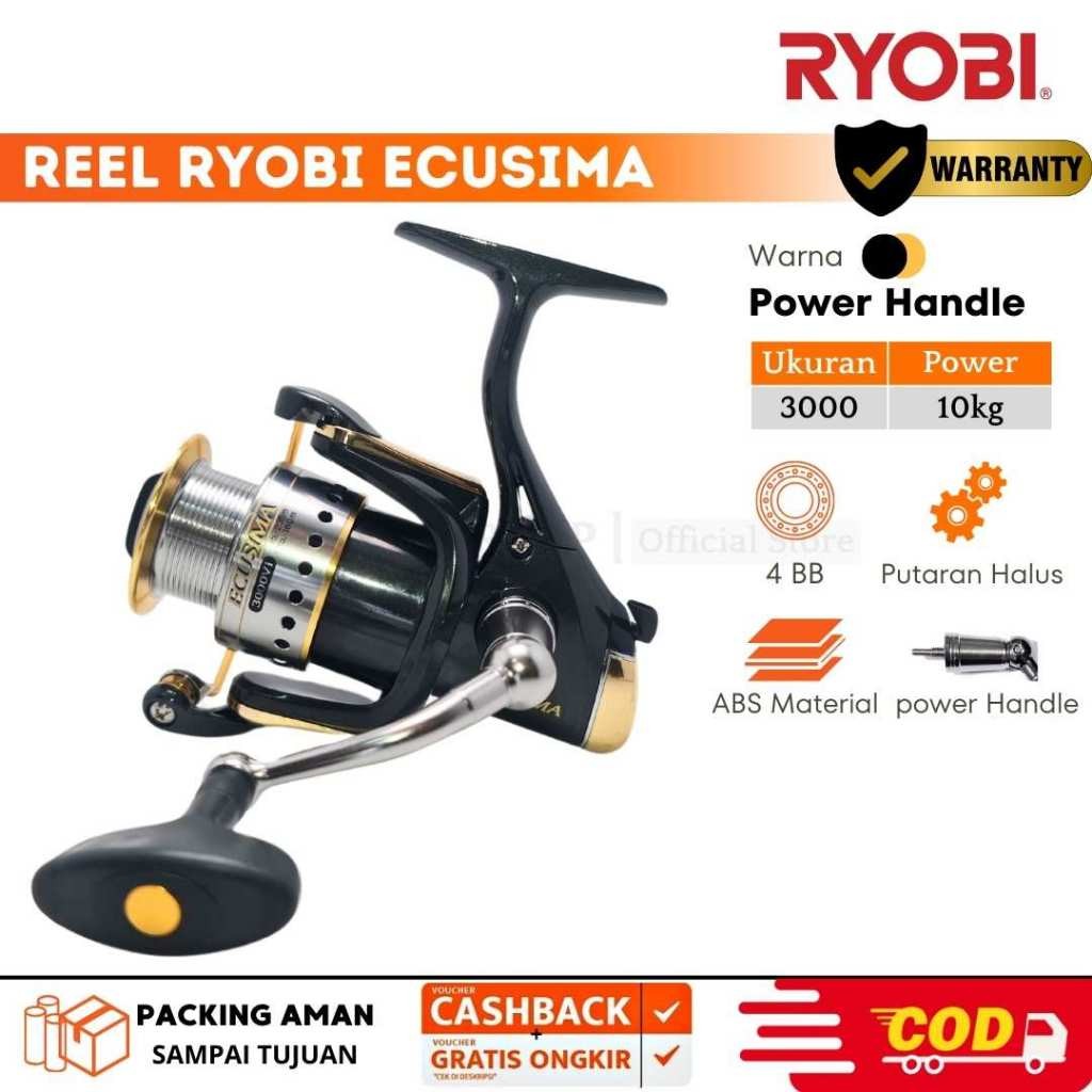 Reel Pancing Ryobi Ecusima Vi 2000 3000 6000 8000 Power Handle