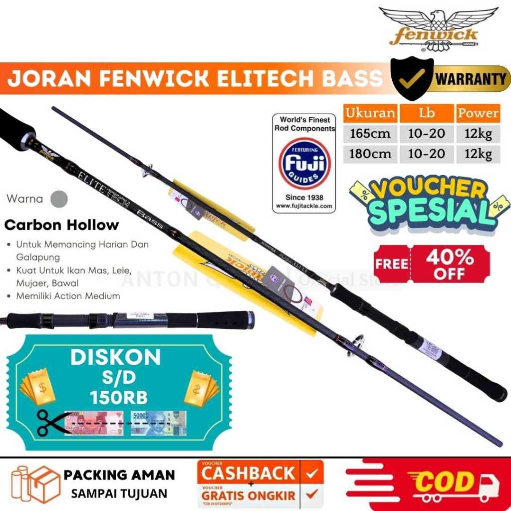 Joran Pancing Fenwick Elitetech Bass FEBS 562MH-IA 10-20LB