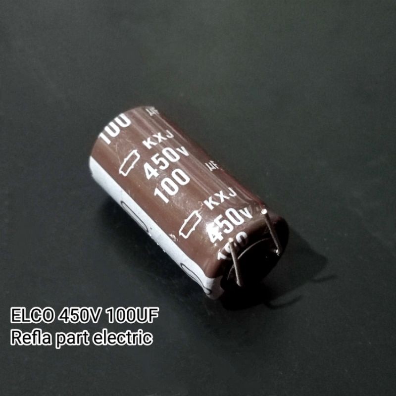 KAPASITOR CAPASITOR ELCO 450V 100UF