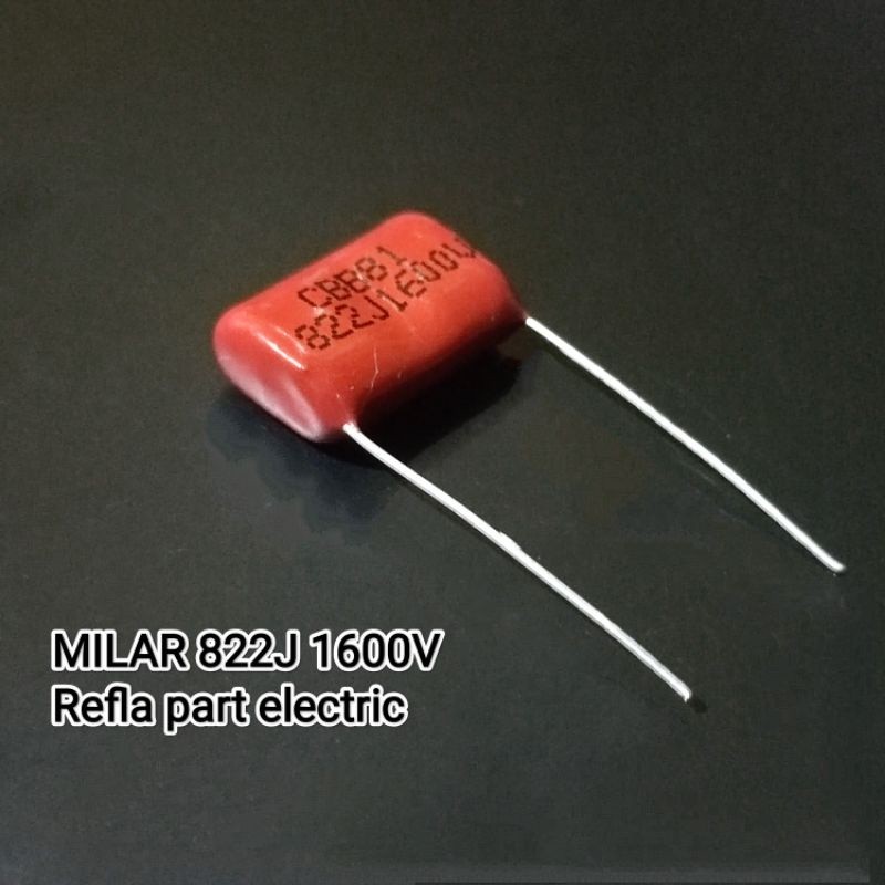 CAPASITOR MILAR 822J 1600V