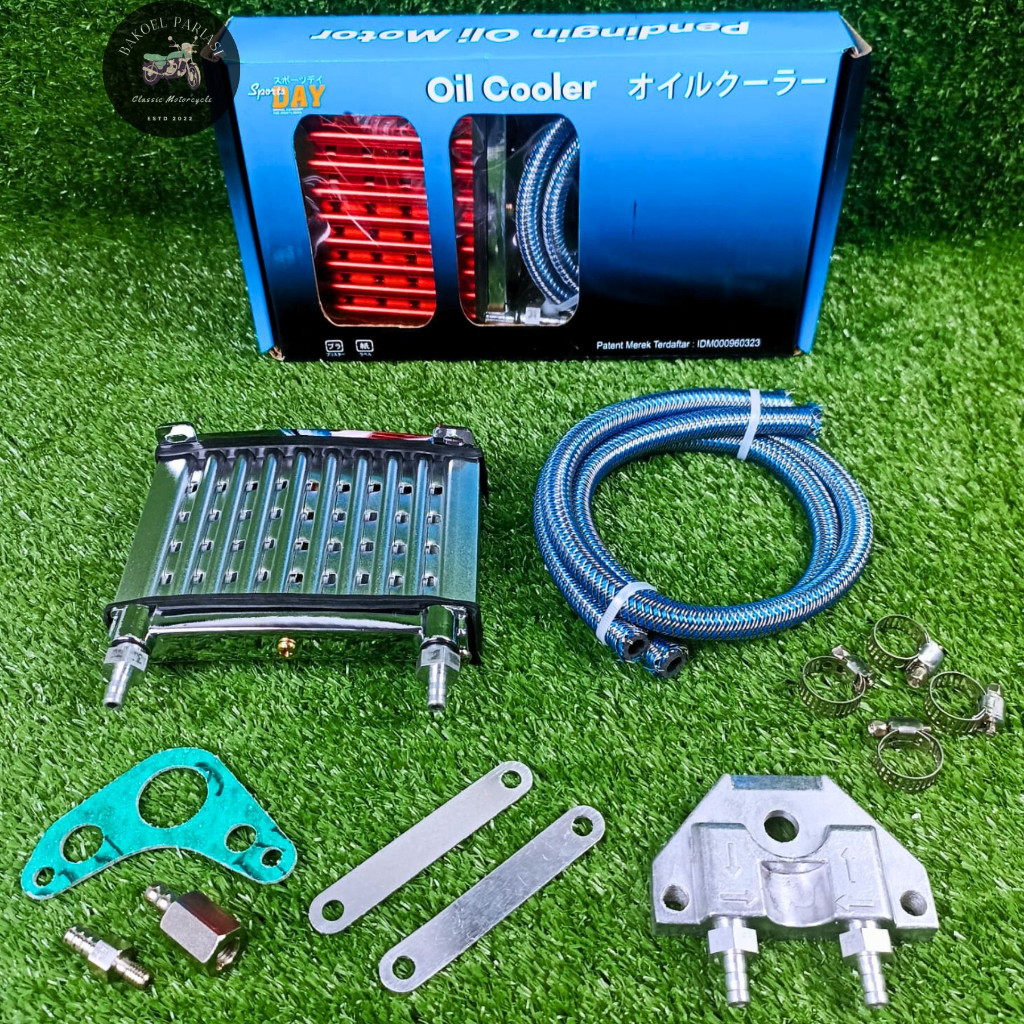 OIL COOLER COLLER MESIN PENDINGIN OLI RX KING CB GL BEAT VARIO SUPRA COOLER RADIATOR UNIVERSAL IMPOR