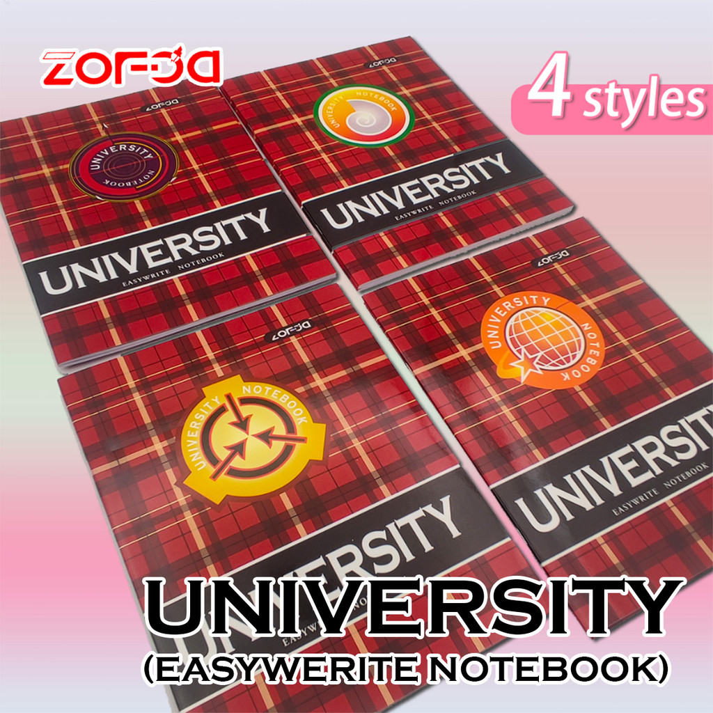 

[1 pak 5/10PCS] Buku Notebook University Buku Catatan Campus Alat Tulis Buku Tulis 38 Lembar ZOFDA