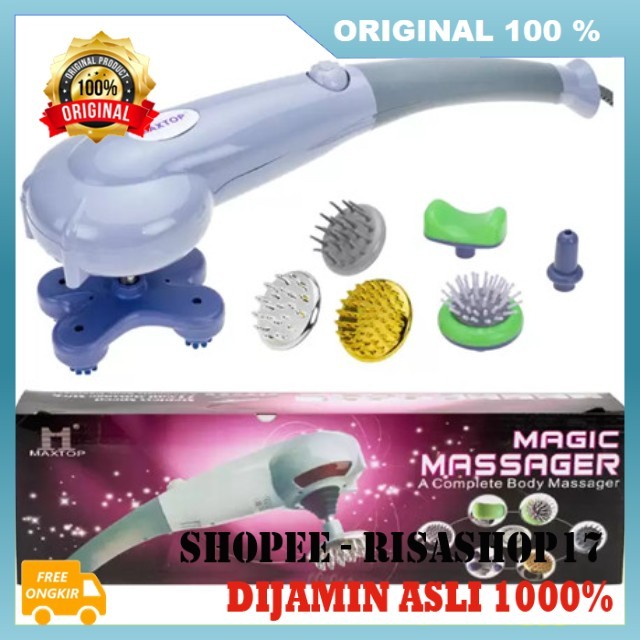 Alat Pijat Elektrik Magic Body Massager 8 in 1 Fascial Massage Alat Pemijat Badan Multifungsi Alat P