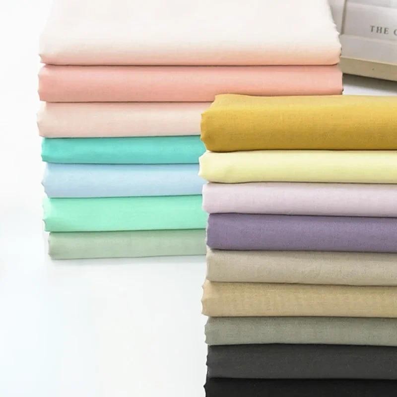 

145x100cm/50cm Soft Pure Cotton Lining Fabric Thin for DIY Handmade Decoration Material Sewing Shirt Skirt Gauze Scarf
