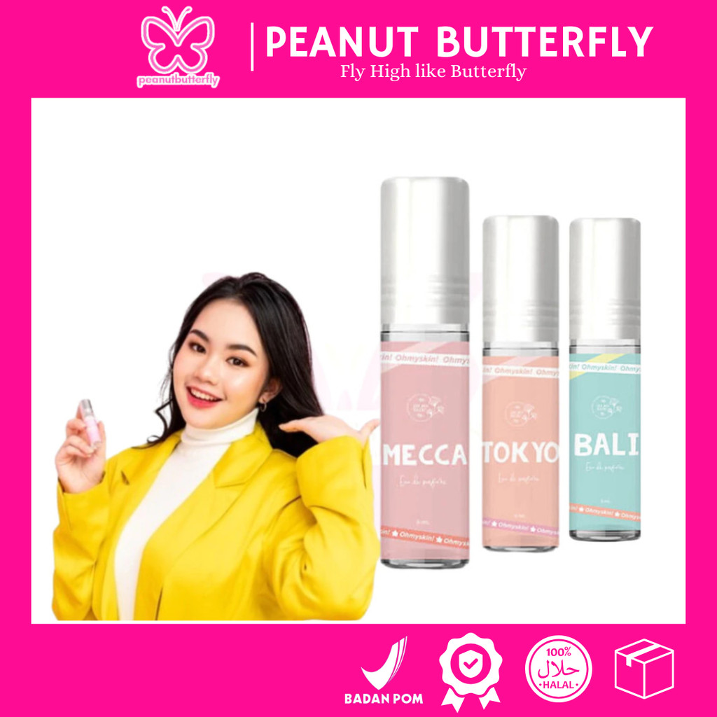 𝑷𝒆𝒂𝒏𝒖𝒕 𝑩𝒖𝒕𝒕𝒆𝒓𝒇𝒍𝒚- Oh My Skin! EDP Eau De Parfum Roll On Inspired SERIES