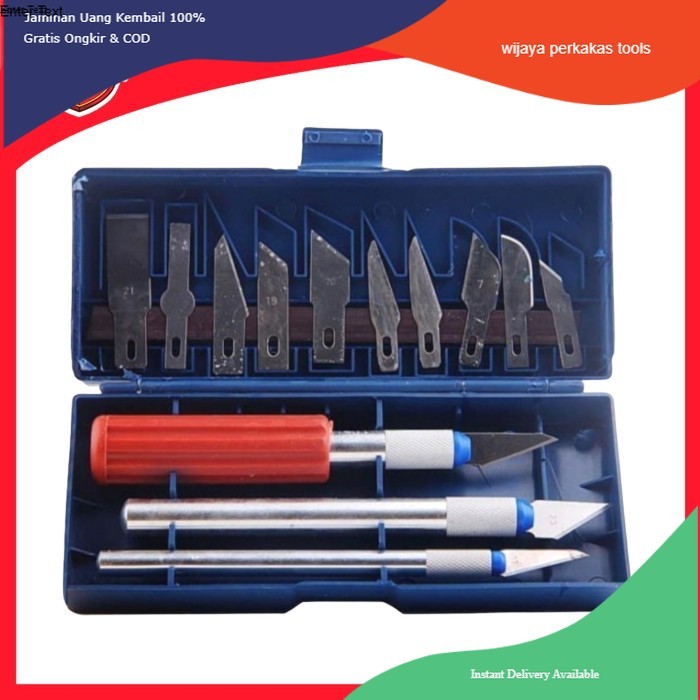 

PISAU UKIR SET 13PCS - CUTTER PEN - PEN UKIR - ART KNIFE - CRAFT KNIFE