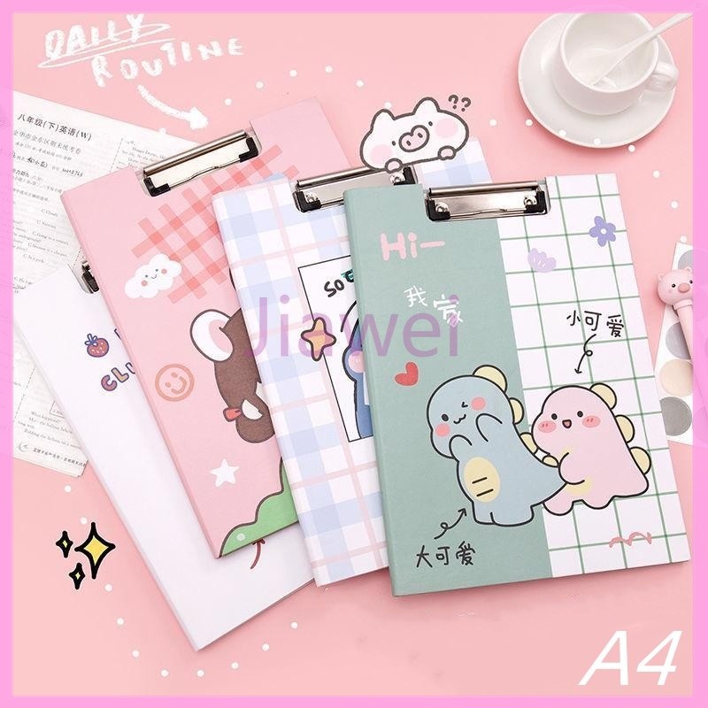 

Jiawei Papan tulis kartun A4 dengan klip / klip karton