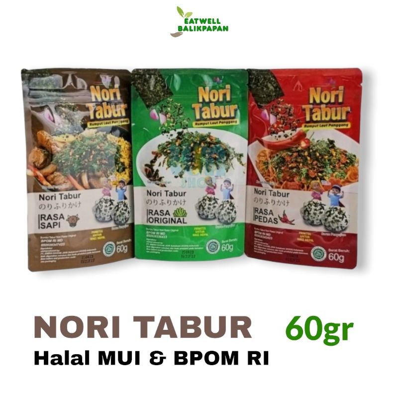 

NORI TABUR RUMPUT LAUT PANGGANG 60GR - JAVA SUPER FOOD KOREAN FOOD
