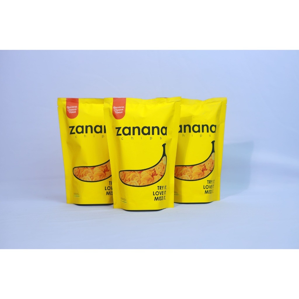 

Zanana Chips Paket Cheese Twist 3 pcs | Keripik Pisang Bumbu Tebal dan Renyah