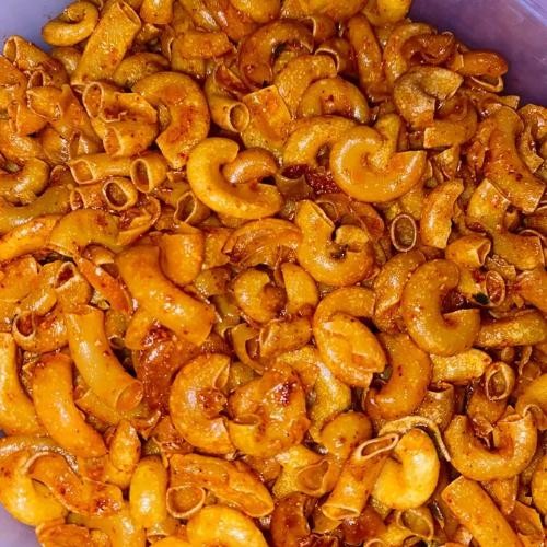 

Makaroni Cikruh Pedas Gurih Daun Jeruk 100gr-400gr - Kering Organik Lezat dan Renyah - Food