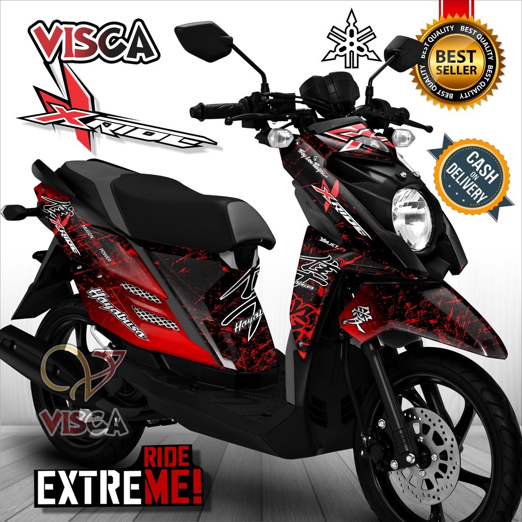 DECAL X RIDE 115 FULL BODY STIKER X RIDE 115 FULL BODY STRIPING X 115 FULL BODY STRIPING X