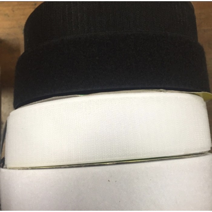 Velcro/Perekat Hitam/Putih 2" (5 cm) - Putih