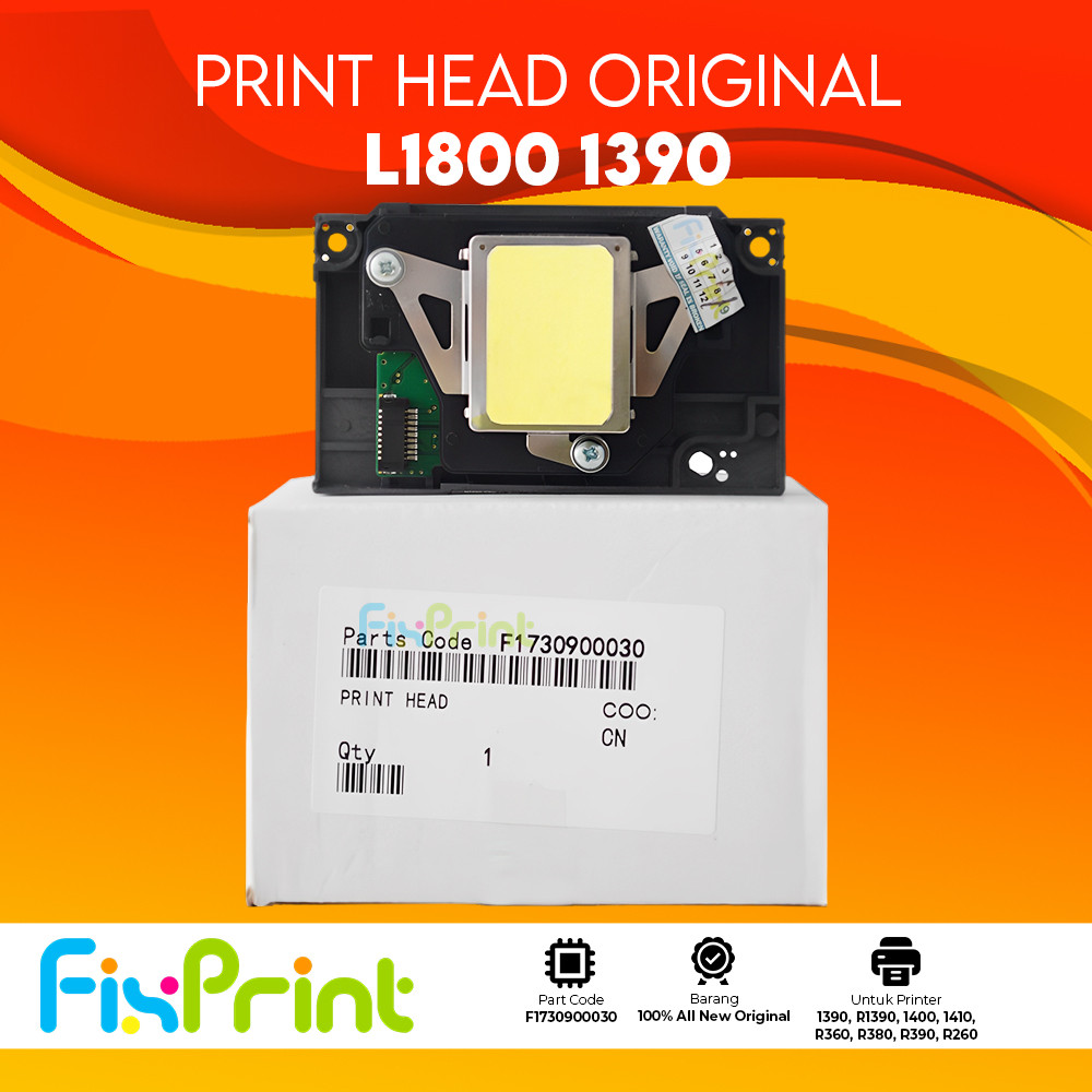 Printer Head Printer Epson L1800 1390 R1390 1400 1410 R360 R380 R390 R260 R265 R380 R390 RX580 RX590
