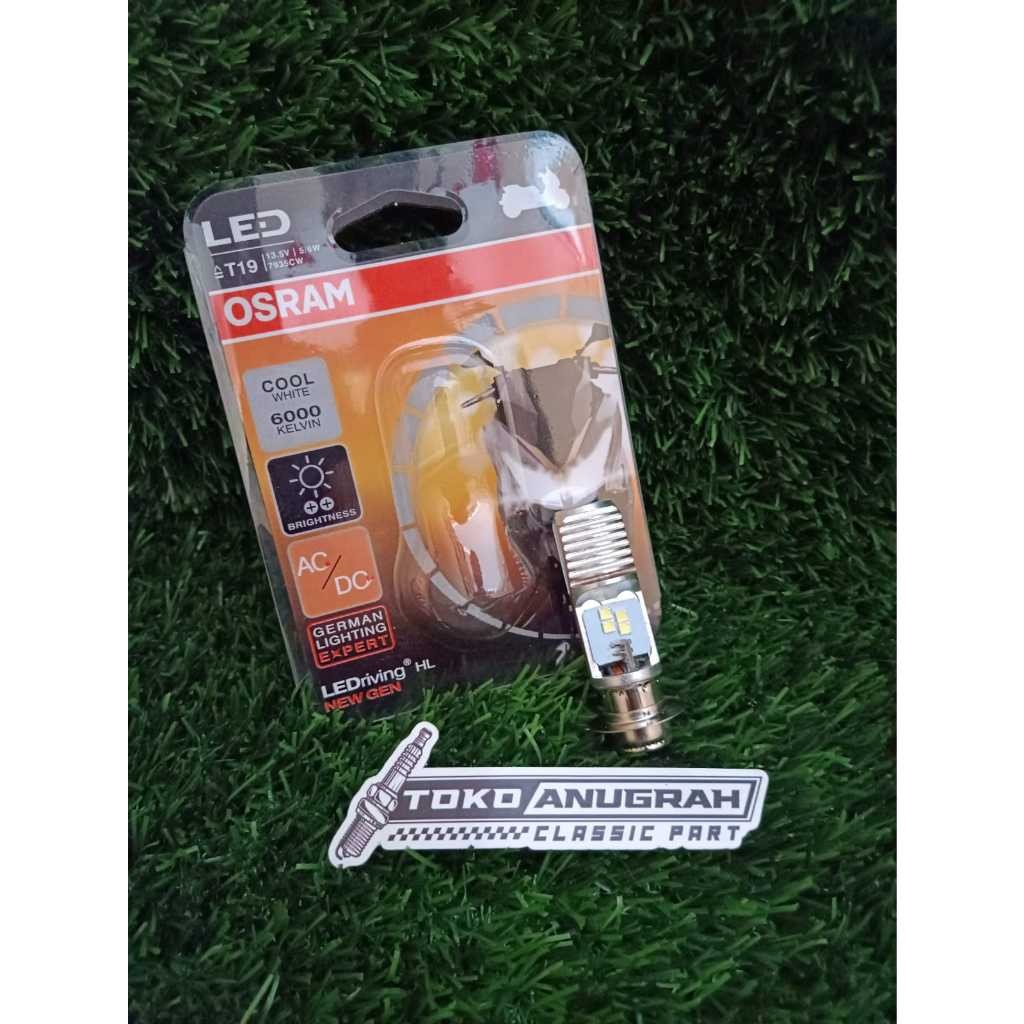 Bohlam Lampu Depan Led Ac Dc Motor Bebek Matic Beat Supra X Vario 125 Fi Putih Super Paling Terang O