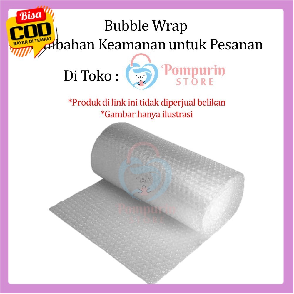 

( 1pcs = 1 lbr ) BUBBLE WRAP Tambahan Packing Paket di Pompurin Store