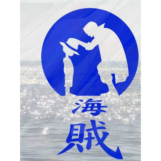 Cutting Stiker Little Luffy Variasi Motor Mobil Sticker Kartun Timbul Keren Nyala Dasbor Spakbor Vis