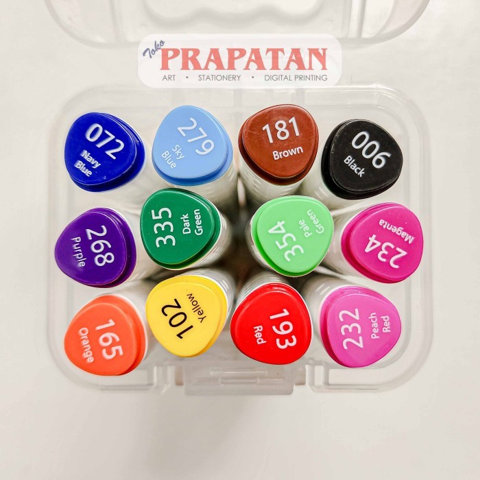 

[New Arrival] M&G Twin Tip Marker Set APMV0901 | Spidol Warna - 12C APMV0905