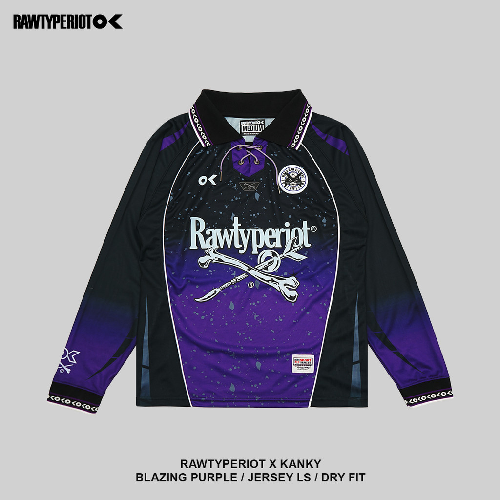 RAWTYPE RIOT X Kanky Blazing Purple Jersey Long Sleeve