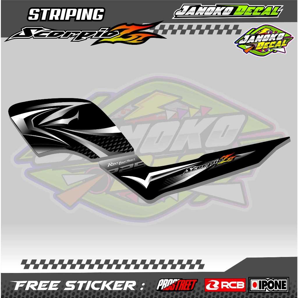 STRIPING VARIASI YAMAHA SCORPIO Z / STIKER LIST MOTOR YAMAHA SCORPIO Z